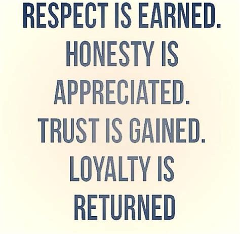 The expression means what it says. Respect Is Earned Not Given Quotes. QuotesGram