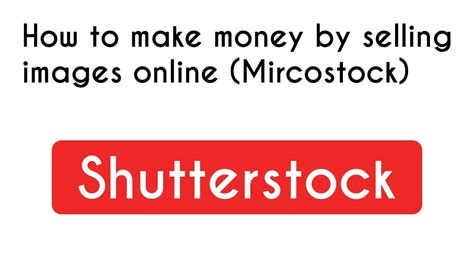 Selling your photos as prints. How to make money by selling images online (Mircostock) - Shutterstock - YouTube