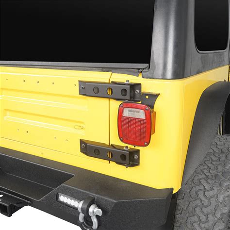 Pair Steel Back Door Tailgate Hinge Replacement Kit For Jeep Wrangler