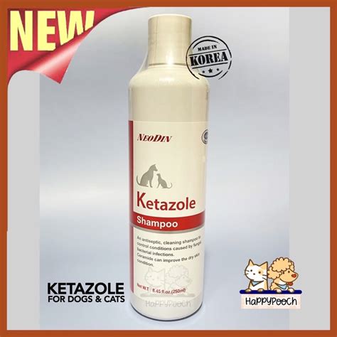 Ketazole Medicated Shampoo For Dogs And Cats 250ml Expiry Sept 2024