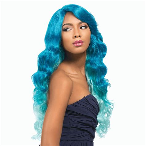 Sensationnel Empress Synthetic Lace Front Edge Wig Natural Curved Part