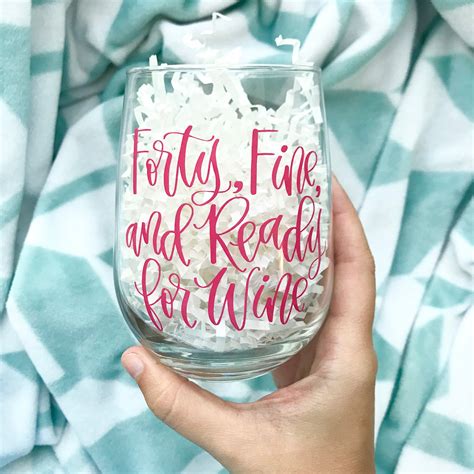 If you aren't grown up by now, it probably won't happen. 40th Birthday Wine Glass 40th Birthday Gifts for Women | Etsy