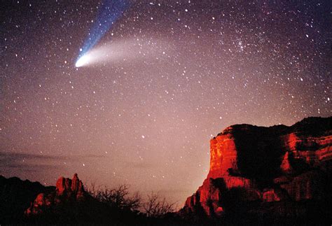 Comet Hale Bopp Over Sedona Photograph By Laurie Larson