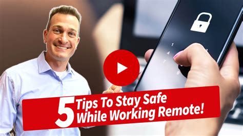 5 Tips To Stay Secure While Working Remote