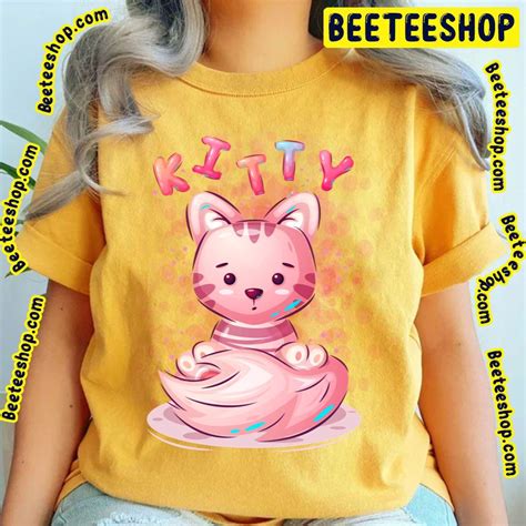 Cute Pink Kitty Trending Unisex T Shirt Beeteeshop