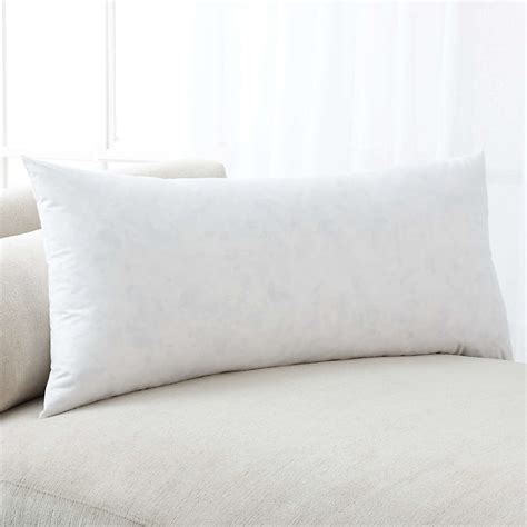 Feather Down Rectangular Pillow Inserts Crate And Barrel