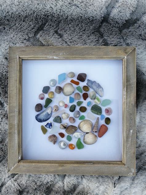 Shore Finds Circle Sea Glass Crafts Glass Crafts Diy Sea Glass Art