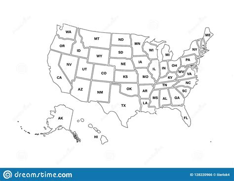 United States Map Template Blank Best Sample Template