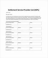 Photos of Service Provider List