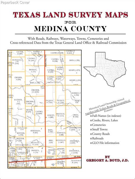 Texas Land Survey Maps For Medina County Arphax Publishing Co