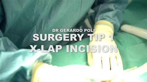 Surgery Tip 1 Emergency Exploratory Laparotomy