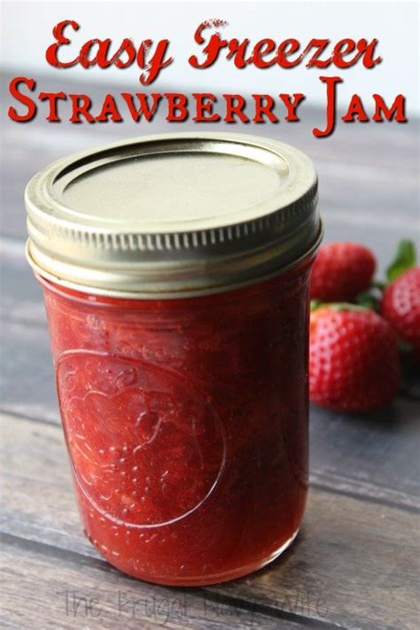 Frugal Recipe Easy Strawberry Freezer Jam