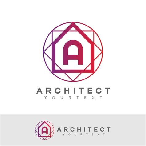 Premium Vector Architect Initial Letter A Logo Design