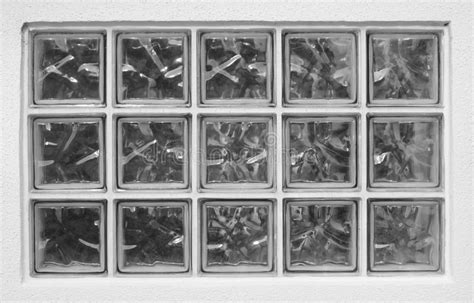 Glass Brick Window Black And White Stock Photo Image Of Glass