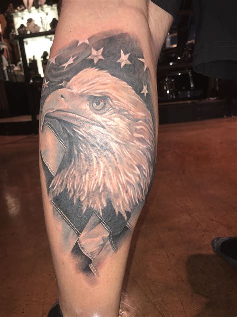 Https://wstravely.com/tattoo/black And White Eagle And Flag Tattoo Designs