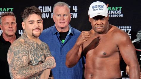 Andy Ruiz Jr Vs Luis Ortiz Full Weigh In And Face Off Video Youtube