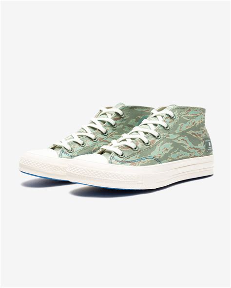 Converse X Undefeated Chuck 70 Mid Seaspray Fossil Egret Undefeated