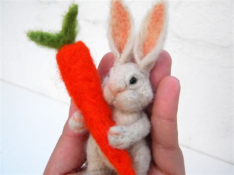 How To Make A Cute Needle Felted Bunny For Easter