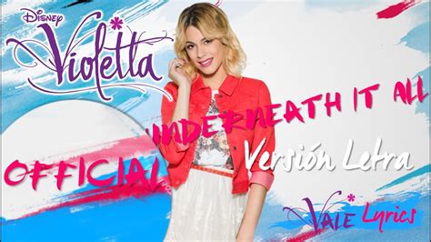 Violetta 3 Underneath It All Español Video Lyric Youtube