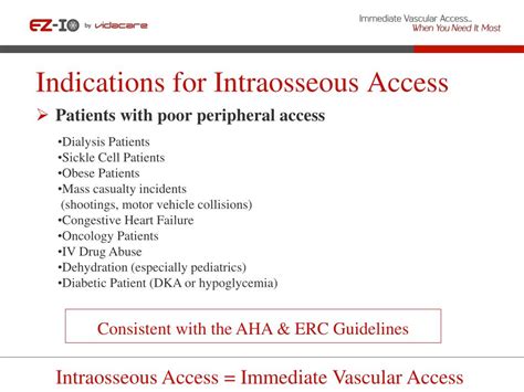 Ppt Intraosseous Vascular Access Powerpoint Presentation