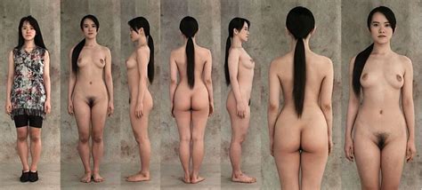 Nude Asian Postures Voyeur