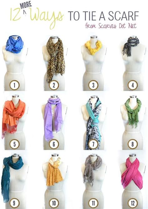 How To Tie A Scarf 12 Fancy Ways How To Wear Scarves Ways To Wear A