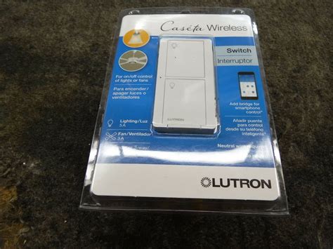 New Lutron Caseta Wireless Smart Lighting Switch White Pd 5ans Wh R