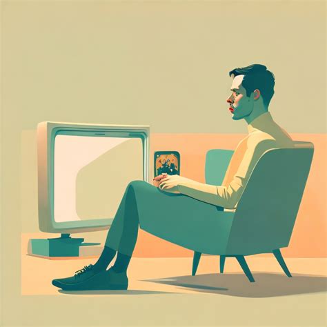 Man Watching Tv Free Stock Photo Public Domain Pictures