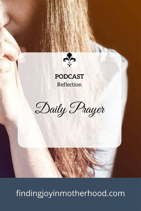 Reflection Daily Prayer Finding Joy In Motherhood