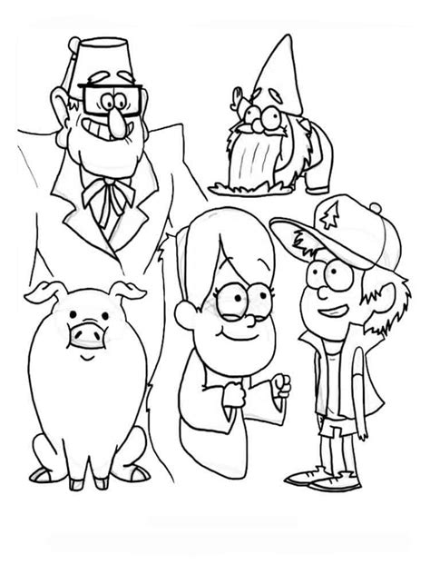 Desenhos De Gravity Falls Para Colorir Imprimir Gratuitamente Images