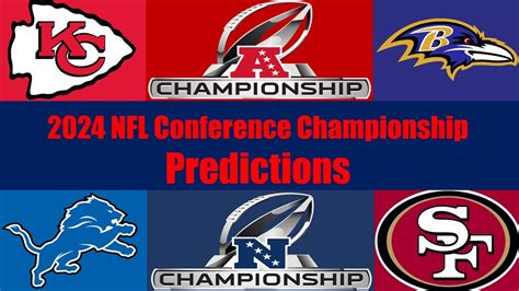 2024 Nfl Conference Championship Predictions Youtube