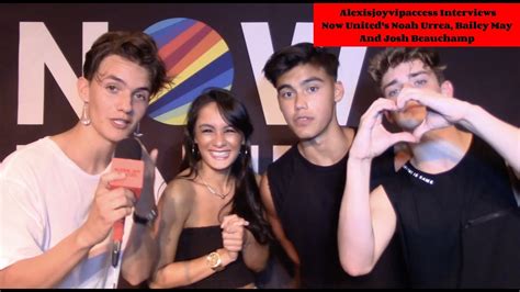 Now Uniteds Noah Urrea Bailey May And Josh Beauchamp Interview With Alexisjoyvipaccess Youtube