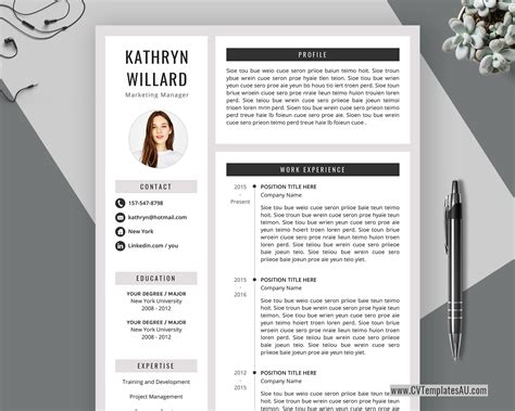 All the more so, as it's part of a resume, portfolio, and cover. Modern CV Template for Microsoft Word, Cover Letter ...