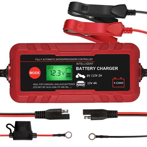 W Fully Automatic Battery Charger V V Lead Acid Auto Batterys