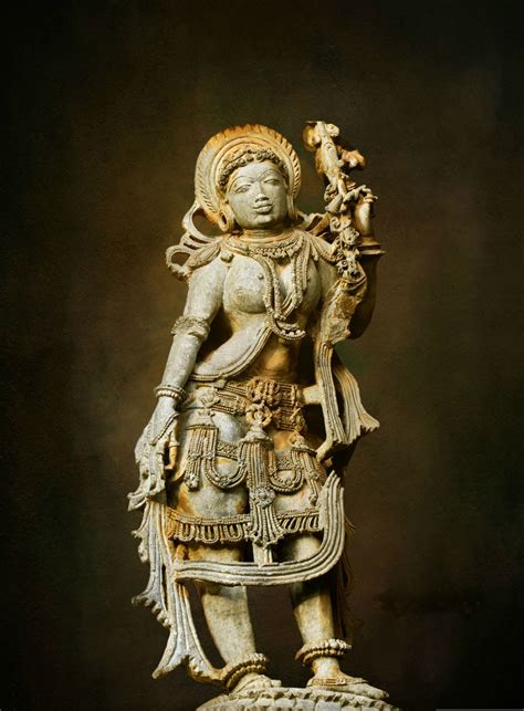 Apsara Statue From Belur Temple Karnataka An Apsara Is A Female Spirit Of The Clouds And
