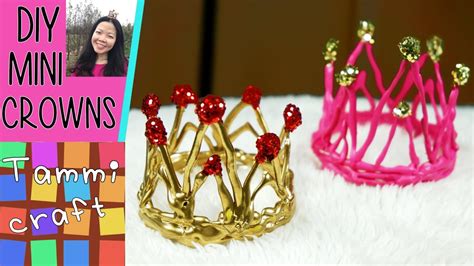 Diy Mini Crown For Princesses Girls Accessory Youtube