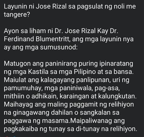 Sa Layunin Ng Pagsulat Ng Nobela Ano Ang Tinutukoy Ni Rizal Na Hot