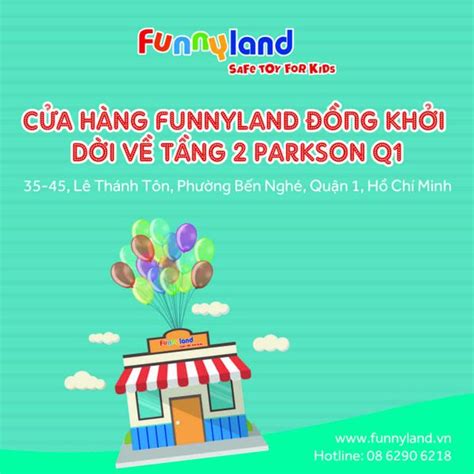 Thông Báo Việc Di Chuyển Cửa Hàng Funnyland Vincom Đồng Khởi Funnyland