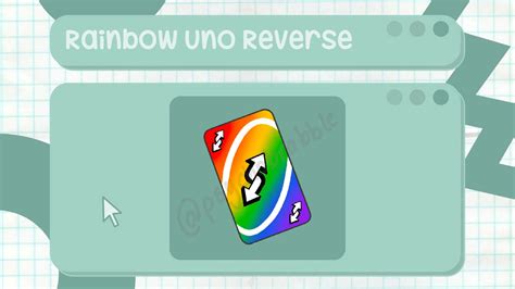 Rainbow Uno Reverse Card Emote For Twitch And Discord Pride Month