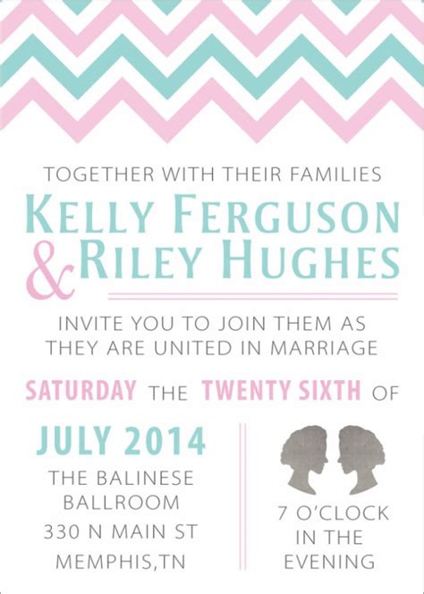 Same Sex Wedding Invitation And Rsvp Card Custom Design Printab Aftcra