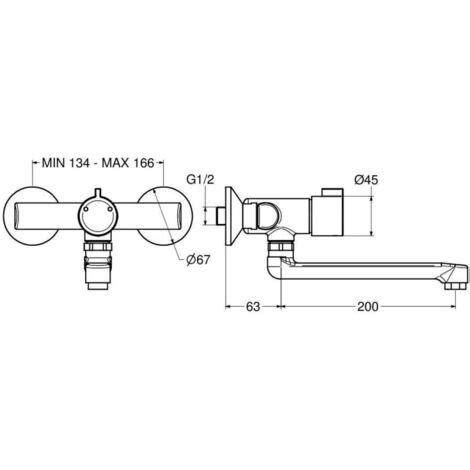 Mitigeur Thermostatique Temporis Lavabo Vier Avec Bec Orientable Mm S Rie Idral