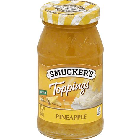Smuckers Topping Pineapple Ice Cream Cones And Toppings Value Foods