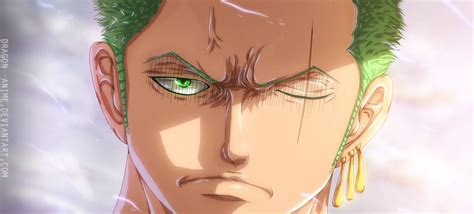 One Piece Roronoa Zoro Green Eyes Green Hair Scars Wallpaper