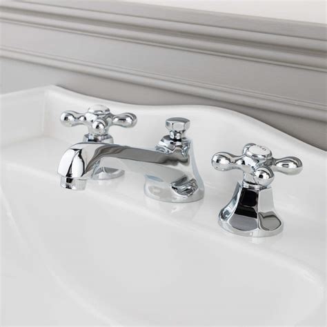 Bathroom Sink Handles Vintage Hot Cold Faucet Nozzle Sink Knobs Craft Supplies Tools Home
