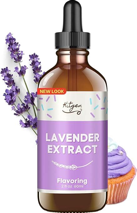 Lavender Extract For Baking Flavoring Cakes Cupcakes Beverages And More Non
