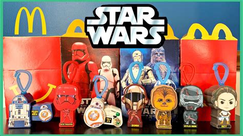 2019 mcdonald s star wars happy meal toys the rise of skywalker youtube