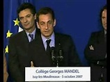 Discours Sarkozy au Collège Georges Mandel 1 - YouTube