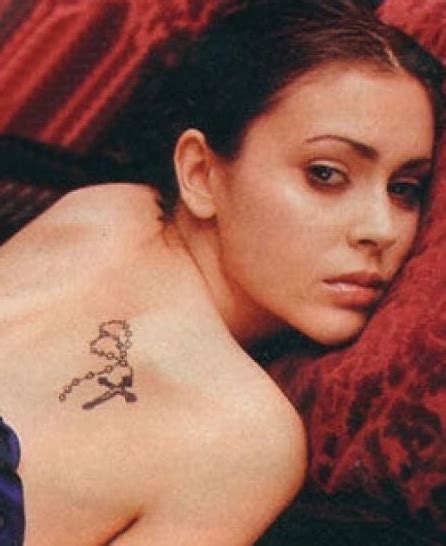 Alyssa Milano Tattoos And Meanings