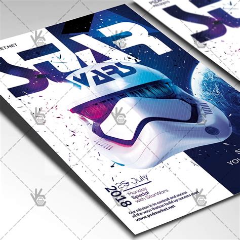 Star Wars Club Flyer Psd Template Psdmarket