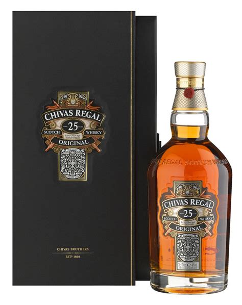 Chivas Regal 25 Year Old Blended Scotch Whisky Whiskimen